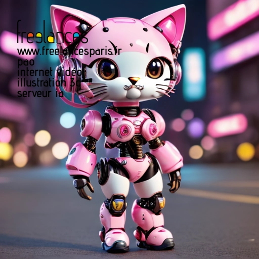 Pao mise en page internet vidéo illustration 3d serveur IA générative AI freelance paris studio de création magazines QU294DK0